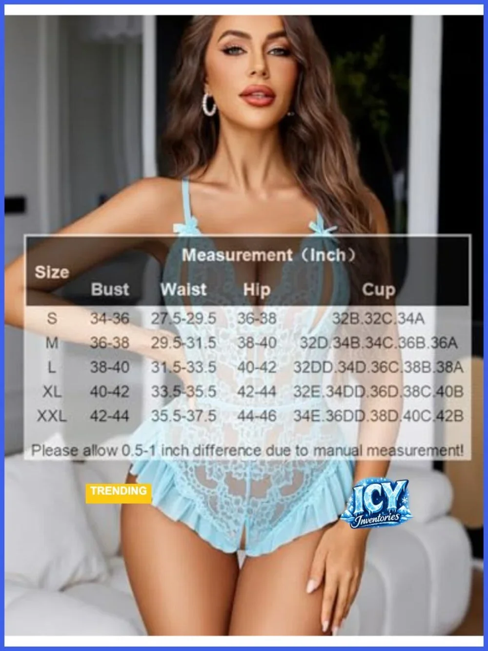 Sexy Cut Out Lace Bodysuit Teddy Women Easy Access Crotch